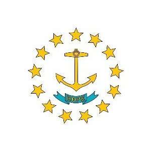  4 ft. x 6 ft. Rhode Island Flag w/ Line, Snap & Ring