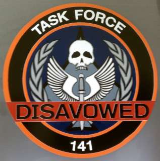   141 DISAVOWED sticker Call of Duty Modern Warfare 3 decal MW3  