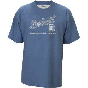  Detroit Tigers Heathered Vintage T Shirt by Lee Sport 