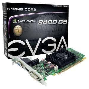   GEFORCE 8400 GS PCIE2 X16 512MB DDR3 DVI HDMI VGA WIN7 350W V CARD