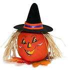 Annalee Doll 8 Halloween Witch Pumpkin Shelf Sitter  