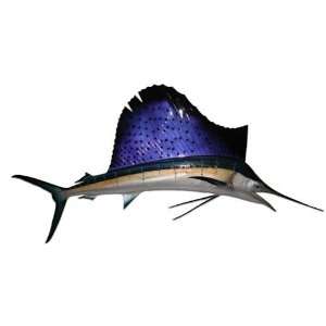   84 Sailfish Half Mount Fish Replica   Taxidermy