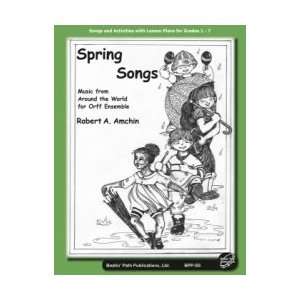  Spring Songs Book and CD Musical Instruments
