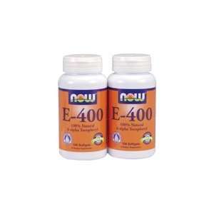  Now Foods E 400 Twins, Soft gels, 200 Count Health 