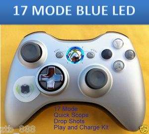 MW3 17 MODE XBOX 360 RAPID FIRE MODDED CONTROLLER PLAY AND CHARGE KIT 