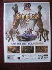 2008 print ad saints row 2 video game east side west side xbox 360 