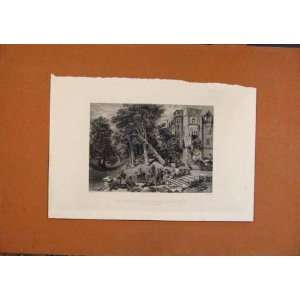   Antique Print C1880 Destruction Of Royalists Property