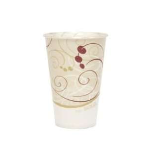 Solo Waxed Paper Cold Cups, 8 oz., Cold, Symphony Design, 20 sleeves 