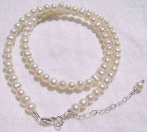 Baby/Child/Girl Necklace Real Pearl & Sterling Silver  