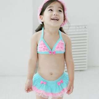 Toddler baby girl swimwear dress bikini bathers 2y 3y  