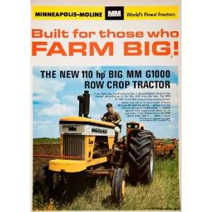   Tractor Farmer Men User Portraits   Original Print Ad