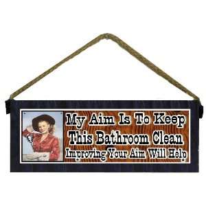  Funny Country Western Gift Cowgirl Bathroom Better Aim 