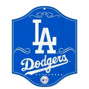  MLB Los Angeles Dodgers 11 by 13 Wood Sign Sports 