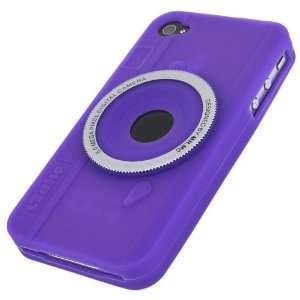  Cool Camera Design Silicone Case Cover for Apple iPhone 4 