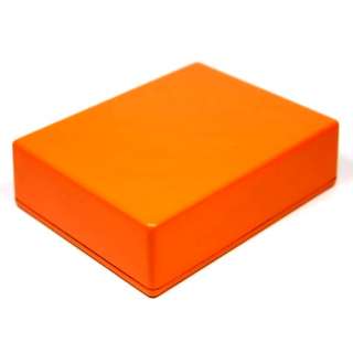 Guitar Effects Pedal Enclosure   prepainted orange  