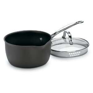   Hard Anodized 2 Quart Cook and Pour Saucepan