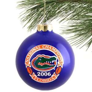 Florida Gators 2006 BCS National Champions Large Royal Blue Christmas 