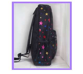 Track Rainbow Colored Stars Backpack School Bag 16.5★  