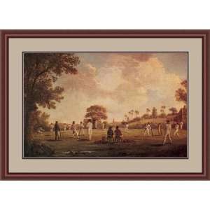 Game of Cricket, 1790 by Anonymous   Framed Artwork  
