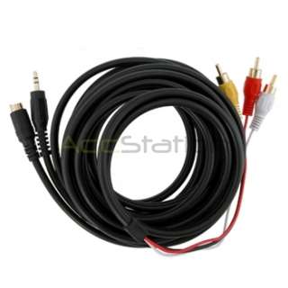 15 15ft S Video +Audio to 3 RCA Cable for Laptop PC TV  