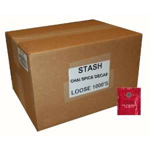 Stash Tea Company Decaf Chai Spice Black Tea 1000 Teabags, 8.58 Pound 