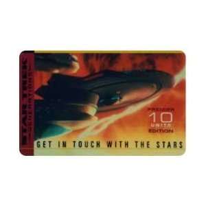 Collectible Phone Card Star Trek Generations   10u Enterprise In The 