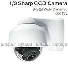 Vandal Proof OSD 600TVL Sharp CCD Security CCTV Dome IR Camera 3.5 8mm 