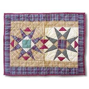 Patchwork Theme Quilted Forever Pillow Sham 21x27  