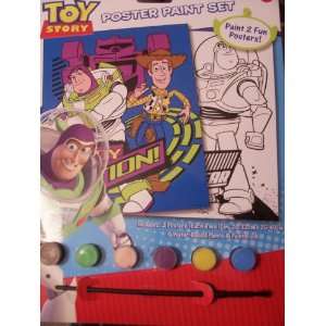   Toy Story Poster Paint Set ~ Buzz Lightyear & Toys in Action Toys