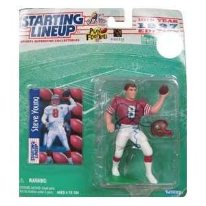  Steve Young Autographed Starting Lineup Figurine Sports 