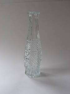 Vintage Anchor Hocking Wexford 9 Bud Vase Clear Glass  