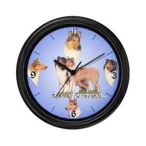  Rough and Smooth Collie Gifts Cool Wall Clock by  