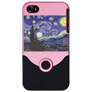   or 4S Slider Case Pink Van Gogh Starry Night HD 