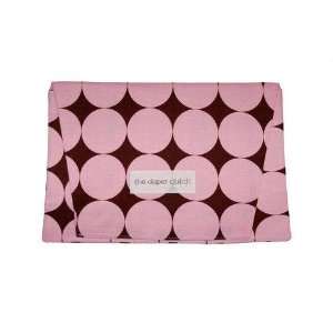  The Diaper Clutch   Pink Disco Dot Baby