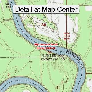   Map   Myrtlewood North, Alabama (Folded/Waterproof)