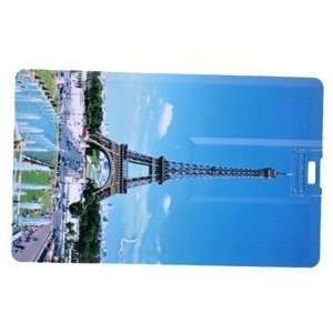  8GB Eiffel Tower Double Sided Pattern Credit Card Style 