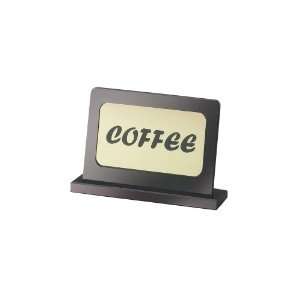    Cal mil 5 X 3.5 Gold Face coffee Sign   243 8
