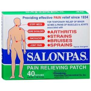  Salonpas Pain Relieving Patch 12 boxes of 40 patches 