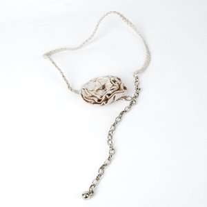  Flower Braid Thin Belt Waist Chain Necklace Silver Toys 