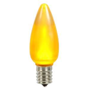  C9 Satin LED Yellow Bulb45W 130V