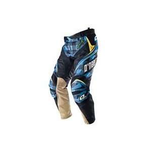  ONeal Racing Hardwear Plaid Pants   2010   28/Black/Cyan 