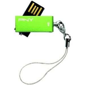    EF/GRN 4 GB MICRO SWIVEL ATTACH USB FLASH DRIVE (GREEN) Electronics