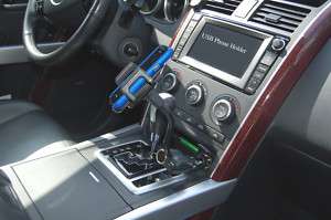   holder mount with usb cigarette outlet jack HTC Droid X 2 Inspire