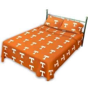  College Covers TENSS Tennessee Printed Sheet Set in Solid 