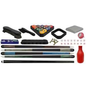  Deluxe Pool Table Accessories Kit   Black Sports 