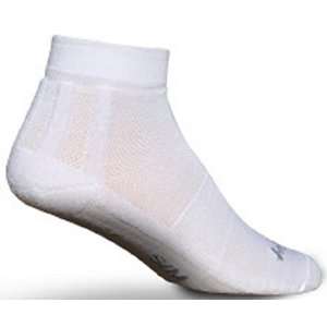  Sockguy White Lowcut Channel Air Socks WHITE L/XL Sports 