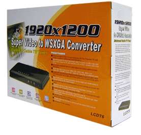 Coax Video To VGA RCA Converter External TV Tuner  