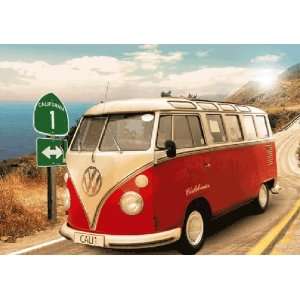    3D Posters VW   Californian Camper   47x67cm
