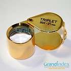 Jeweler LOUPE 20x 21 mm HIGH QUALITY Magnifier Gold