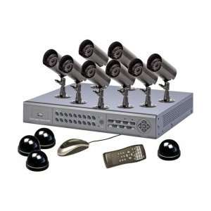  16 Channel DVR With 8 Outdoor Bullet Cameras And